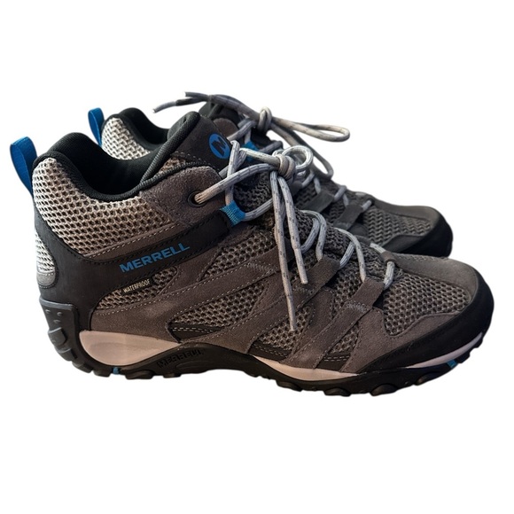 Merrell Women's hiking shoes in Gray and Blue - Picture 3 of 6